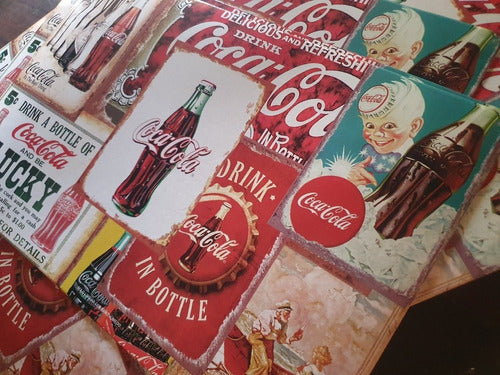 Coca-Cola Inedito Pack Individual Tablecloths X5 1