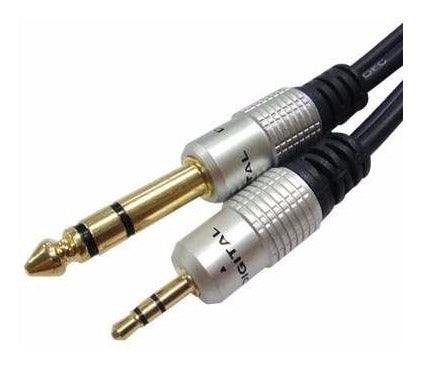 Puresonic 6.3mm to 3.5mm Stereo Audio Cable - 3m 1