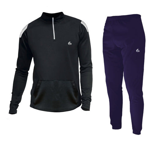 Men's GDO Take It Easy Sweatshirt and Jogger Pants Set - Ideal for Spring and Summer 25