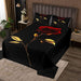 Feelyou Rose Coverlet Set Red Yellow Rose Floral Decor Colcha Para N 0