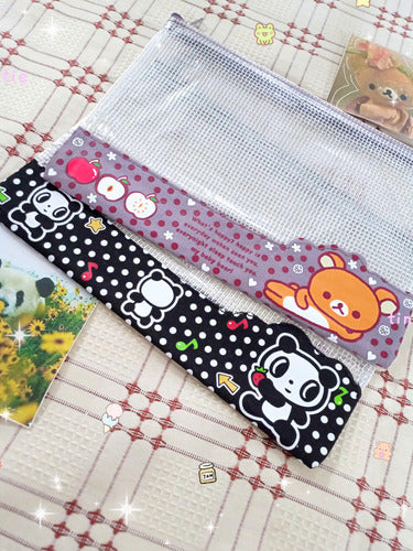 Rilakkuma Panda Kawaii Cute Aesthetic Bear Pencil Case 3