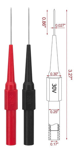 AYR TOOLS Set 2 Backprobe / Agujas P/ Terminales Y Conectores Ayr 4