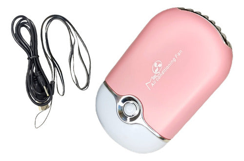 Portable Mini Fan Eyelash Nail Dryer USB Rechargeable 0