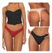 Pack of 3 Brigitte Cotton Colaless with Lace - Item 583 0