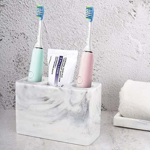 Luxspire - Resin Toothbrush Holder, 3 Slots 3