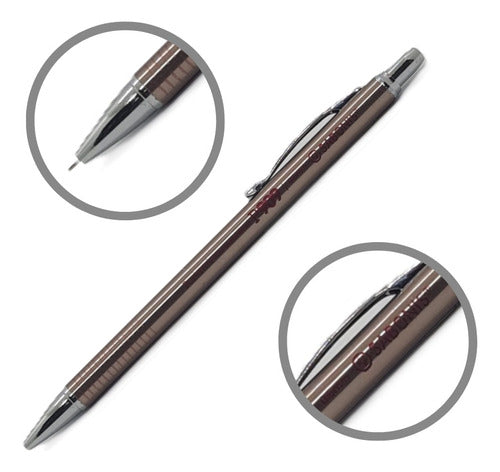 Automatic Pencil P909 Sabonis Retractable 0.5mm Metallic 0