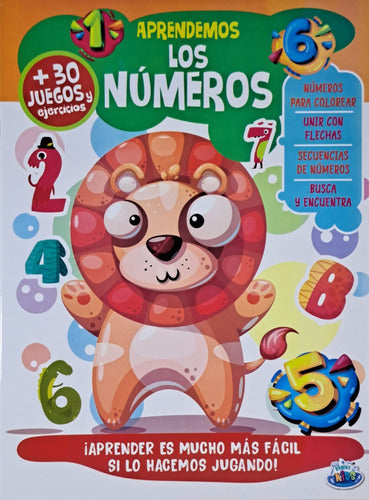 Brainy Kids Aprendemos Los Numeros - Libro Infantil De Aprestamiento 0