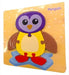 Pumy Puzzle Infantil Encastre 3D Madera Pinguino 5 Piezas 15x15cm 0