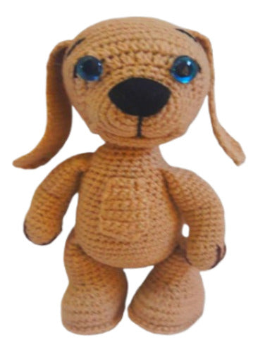 Handmade Amigurumi Puppy. Knitted Dolls for Babies and Kids 0