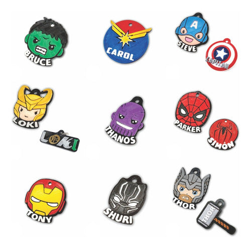 DúoMascotas Medium 5cm Marvel Thor Avengers Pet Tag 0