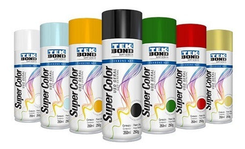 Tekbond00002 LF Bright White Acrylic Spray Enamel 0