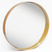 META METAL 90cm Round Nordic Mirror with Iron Frame 2