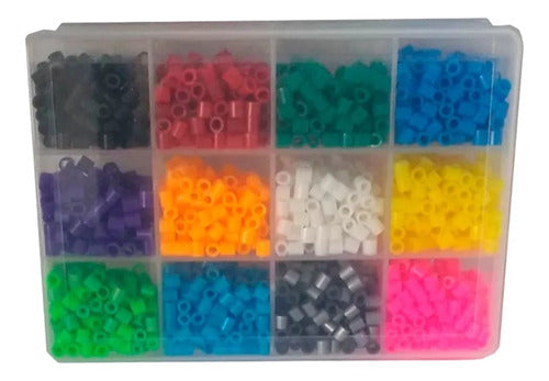 Hama Beads 15 Colors Box + 5 Patterns + Tweezers + Ironing Paper 0