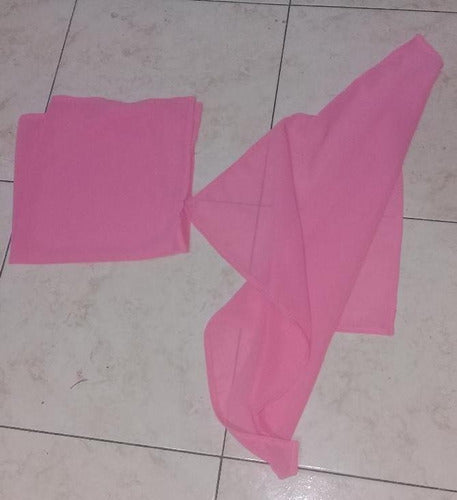 50 cm Pink Chiffon Scarf 0