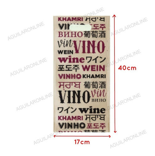 Paperland 3 Eco-Friendly Non-Woven Wine Bottle Gift Bags 17x10x40cm 2