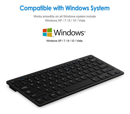 Jetech Wireless Keyboard 2.4G for Windows 8/7/Vista/XP 4