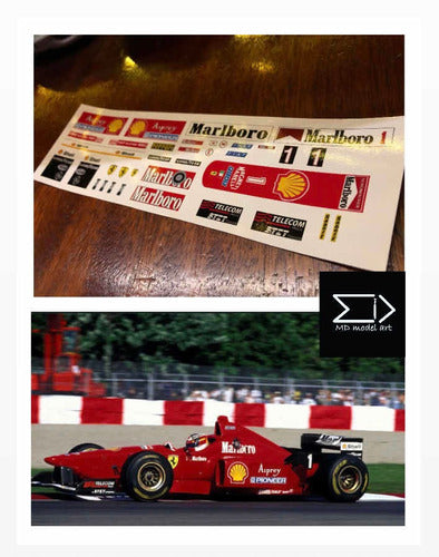 Ferrari F1 F310 1996 1:24 Shell Water Decals 0