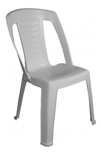 Mascardi Capri White Chair Set of 2 1