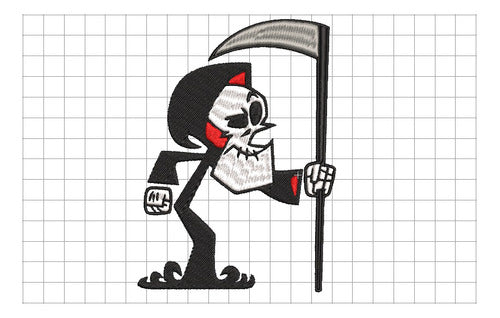 Embroidery Matrix for Billy and Mandy's Grim Reaper 0