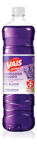 Liquid Disinfectant Cleaner Lavender 900ml Vais Pack of 3 1