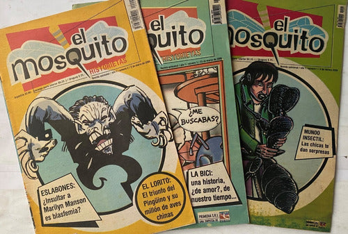 El Mosquito Nº1 , 2 Y 3. Historieta Comic, 2005, Cr03b1 0