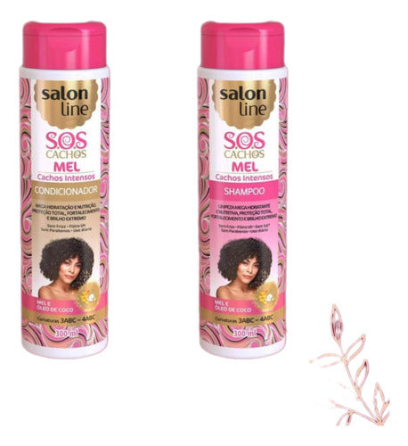 Salon Line Sos Cachos Miel Kit Hidratante 600ml 0