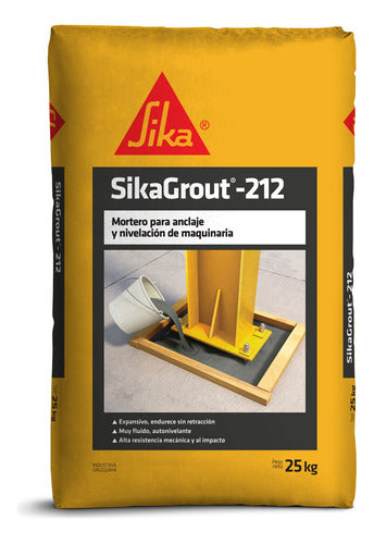 Sika SikaGrout 212 Expansive Self-Leveling Mortar for Anchoring 0