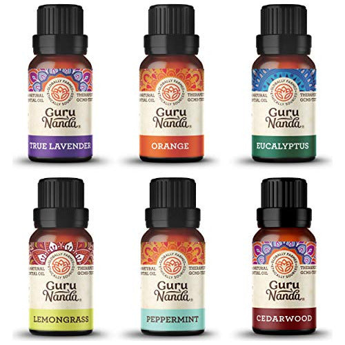 Gurunanda Essential Oil Top 6 Individual Sets: Pure Oil 0