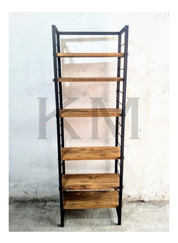 Adjustable Industrial Style Shelf 180x60x30 2