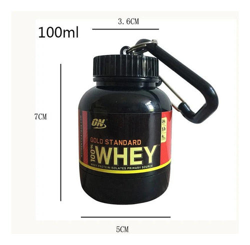 Keychain Whey Protein Holder 100ml/30g 5