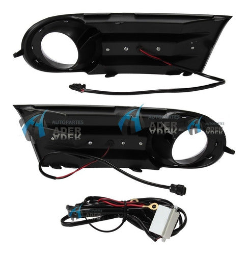 Generic Led Auxiliary Light Kit Drl Vw Gol Trend 2008 2009 2010 2011 2012 1