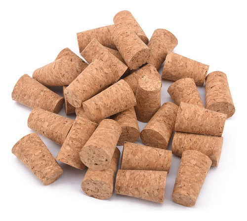 Cork Stoppers for Bottles 3/4 Cone Shape x 100 Units 3