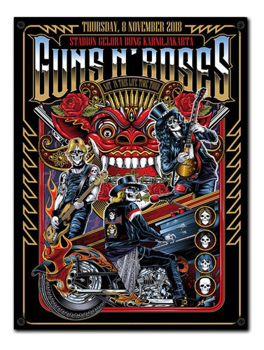 Generic Vintage Frame 30 X 40 - Guns N' Roses Rock 0