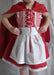 Milu Disfraces Artesanales Little Red Riding Hood Costume for Girls 0