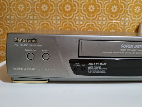 Video Cassete Panasonic 4 Head Nv Sd435 Sem Controle 6