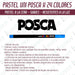 Uni-ball Pastels Posca Set of 24 Colors 1