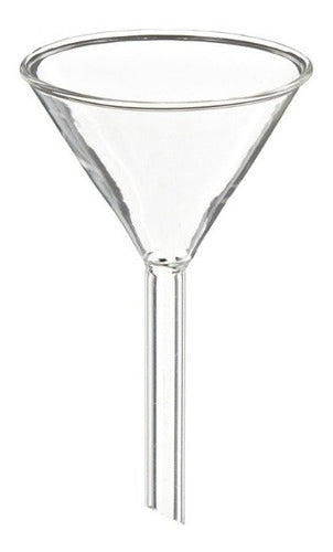 VI Glass Funnel Ø 75mm Short Stem - Laboratory 0