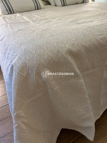 Lightweight Rustic Summer Jacquard Bedspread for 1 Place to Twin Beds 19
