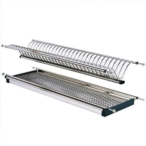 Bronzen Escurreplatos Oculto Para Alacena 600mm Acero Inox 0