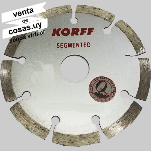 Korff Dry Segmented Cutting Disc 230mm for Marble, Granite, and Stone 1