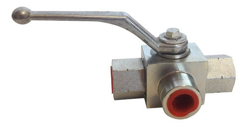 JMG Three-Way Ball Valve 3/8" 0