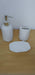 Baby Set De Baño X3 Piezas Cerámica Dispenser Jabonera 1