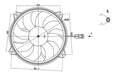 M&H Electro Ventilator Peugeot 307 / 308 / 408 1