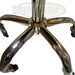 Generic Adjustable Chromed Stool with Wheels for Musicians and Consultations 4