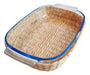 Compranet Glass Serving Dish with Removable Wicker Base 34 cm, 13097 0