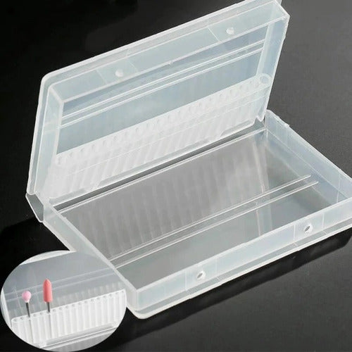 AIHD Nail Drill Bit Organizer Box for 20 Bits 1