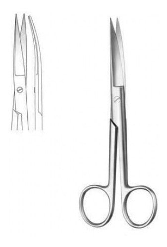 Arian 14cm Straight Rome/Acute Point First Aid Scissors 2