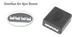 Racing Universal Parking Sensors with Display and Sound - Black 2