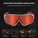 Rockbros Polarized Sports Glasses for Running and Cycling with Case 4