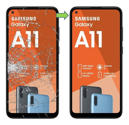 Samsung A11 Cracked Glass Replacement in 2 Hours 0